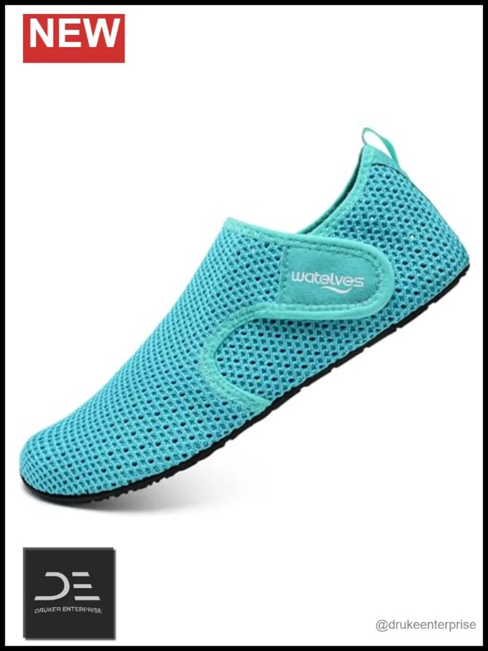 Water Shoes Quick Dry Barefoot Swim Aqua Socks with Adjustable Strap for Beach